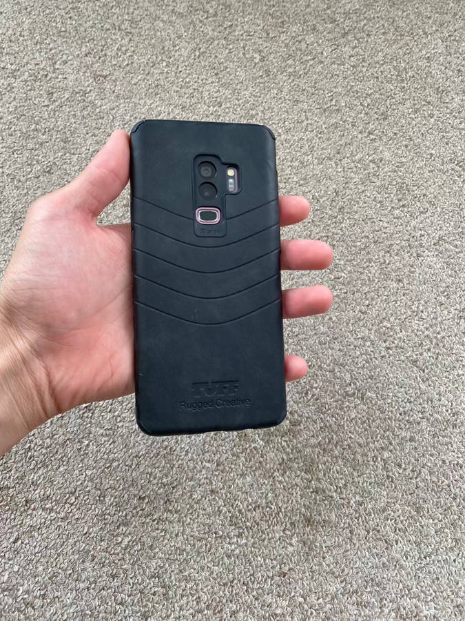 Samsung S9+ 128gb 6gb ram with cover