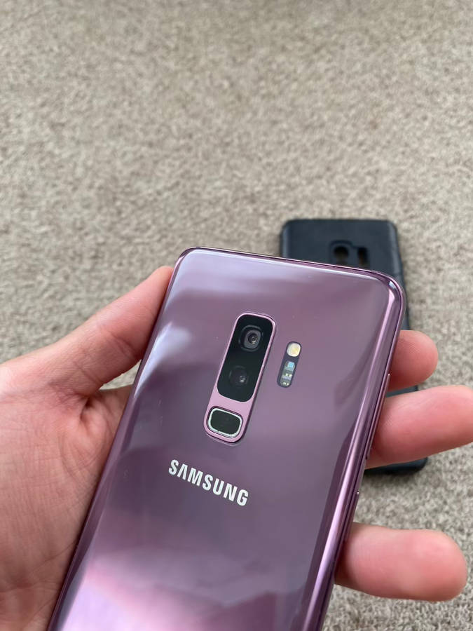 Samsung S9+ 128gb 6gb ram with cover