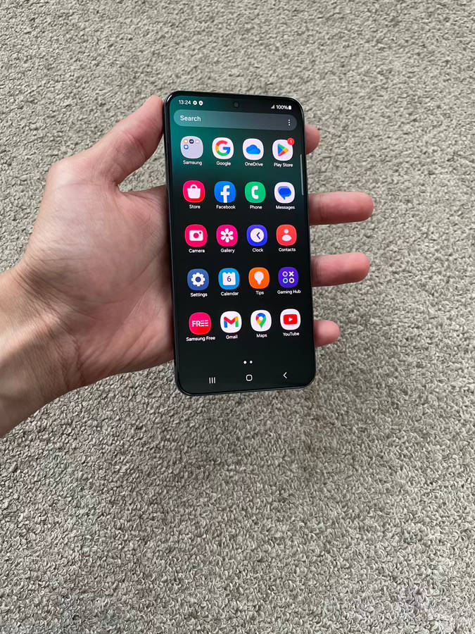 Samsung S22 5G 256gb Dual SIM Immaculate condition with cover - GREEN