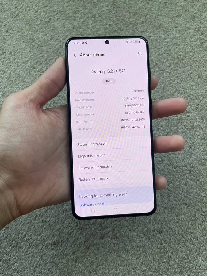 Samsung S21 Plus 256gb 8gb ram Dual sim
