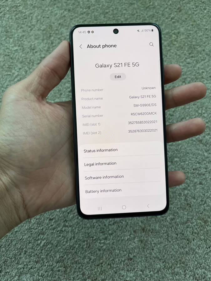 Samsung S21 Plus 256gb 8gb ram Dual sim