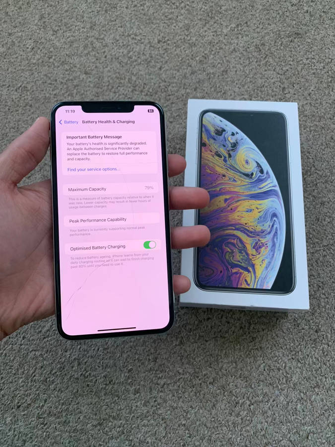 iPhone XS MAX 64GB Dual sim with box