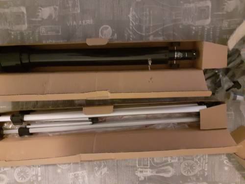 Power Seeker 50mm telescope complete NEW with various lenses etc.