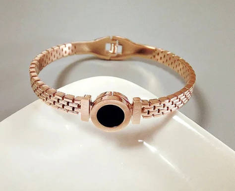 Black and Gold Braclet/Bangle Range 18k gold/rose/white plated