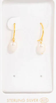 SALE - Fresh water Pearl Drop earrings