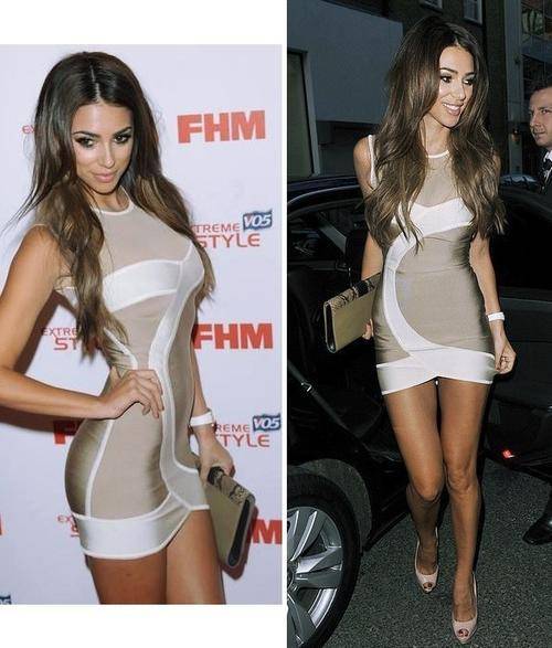 NEW ARRIVAL!!!!NUDE GOLD & WHITE SEXY PARTY CLUB ANY OCCASION MINI DRESS