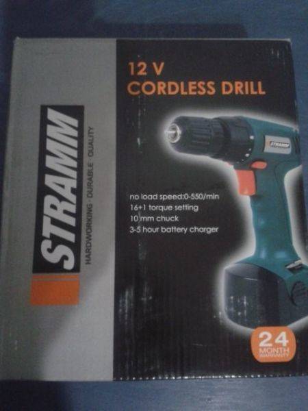 STRAMM 12V CORDLESS DRILL