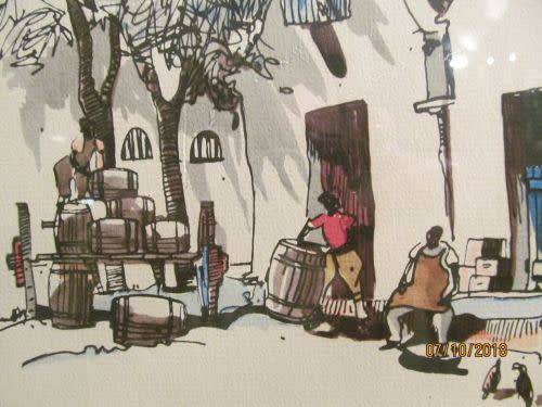 INVESTMENT ART! Vintage Framed Painting by SA Artist P. BAWCOMBE (1906-2000) titled "SCHOONGEZICHT"