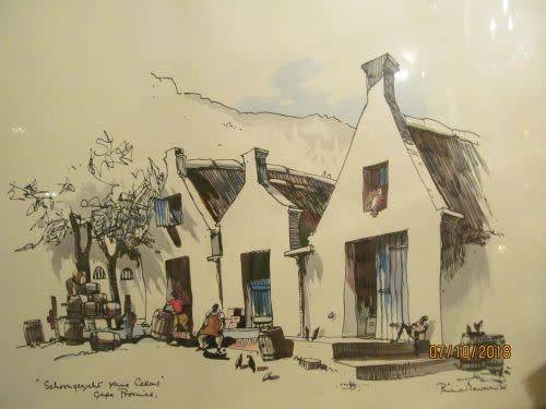 INVESTMENT ART! Vintage Framed Painting by SA Artist P. BAWCOMBE (1906-2000) titled "SCHOONGEZICHT"