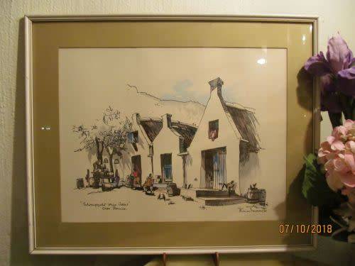 INVESTMENT ART! Vintage Framed Painting by SA Artist P. BAWCOMBE (1906-2000) titled "SCHOONGEZICHT"