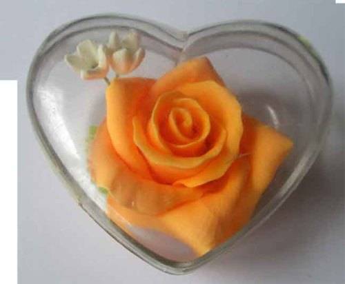 Beautiful Rose -Soap in a Heart Box