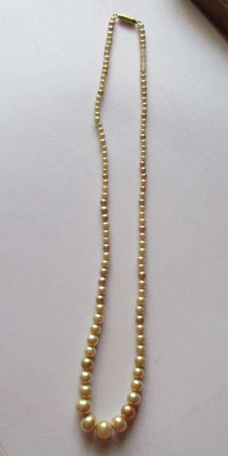 Faux Pearl Necklace