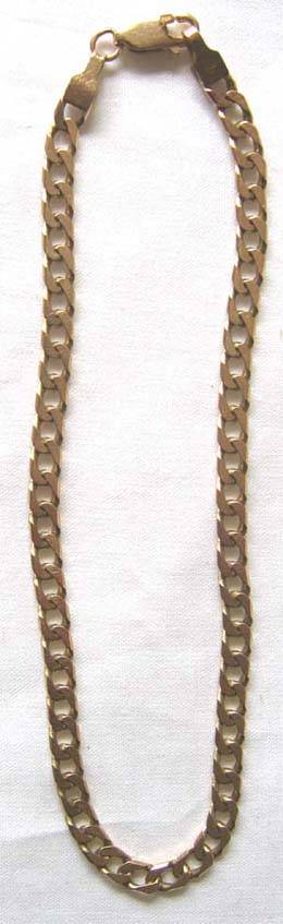 9ct Gold Chain Bracelet
