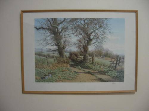 Limited signed print 554 of only 950 &  -  English country scene : horse lovers dream