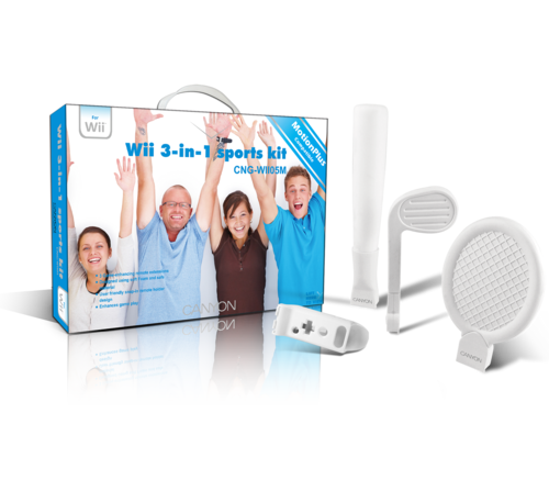 NINTENDO Wii 3-in-1 SPORTS KIT (tennis, baseball, golf extensions)
