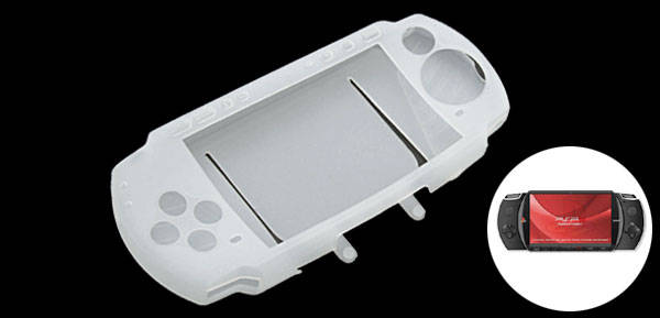 PSP 3000 WHITE SILICONE COVER