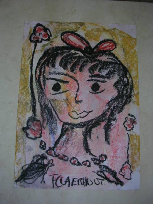 Little big Girl Original Claerhout pastel A4 R1 Snap Frisay auction