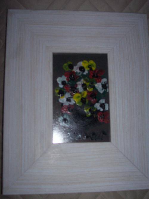 Ramed and ready to hang in loving space Claerhout original 8x13cm R1.00 start