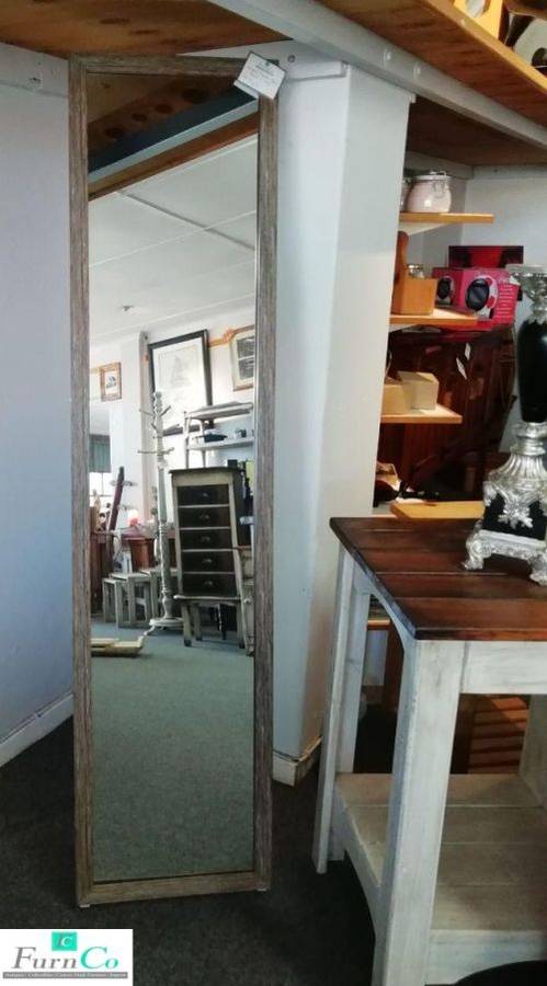 Floor Standing Acacia Dressing Mirror