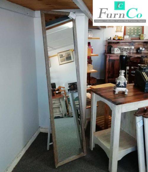 Floor Standing Acacia Dressing Mirror