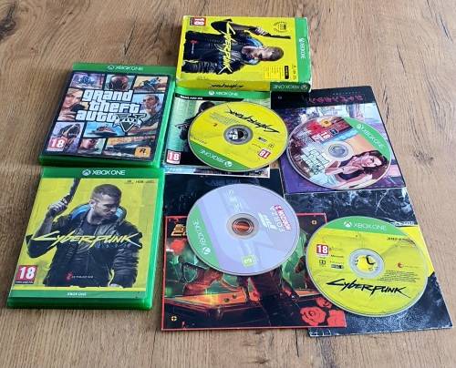 XBOX ONE GAMES BUNDLE CYBERPUNK 2077 | GTA V | FORZA HORIZONE 2