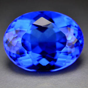 12.40ct.EXCELLENT BLUE TANZANITE QUARTZ OVAL LOOSE GEM