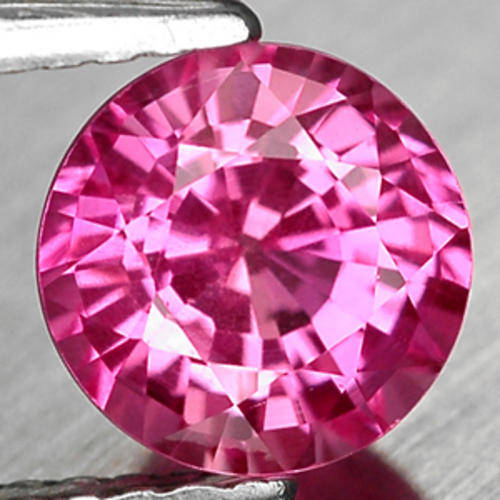 1.70ct Excellent Round Pink Natural Sapphire $1 NR!
