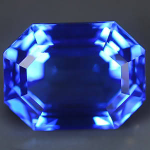 13.80CT.AWESOME AAA BLUE TANZANITE QUARTZ GEMSTONE