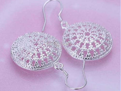Sterling Silver Hallowmas dish earrings