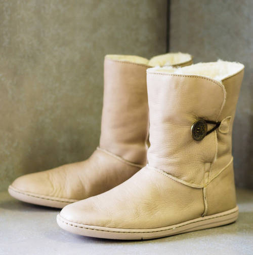 Tsonga Wunga Boots - Nude, 8