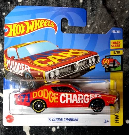 HOTWHEELS 1971 DODGE CHARGER Art Car
