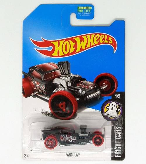 HotWheels FANGULA - Fright Cars - Long Card USA Only Released - DVD02-D9B0B Treasure Hunt 2015