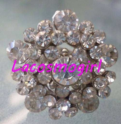CRAZZZY R1 AUCTION - DIAMANTE RING - ADJUSTABLE BAND