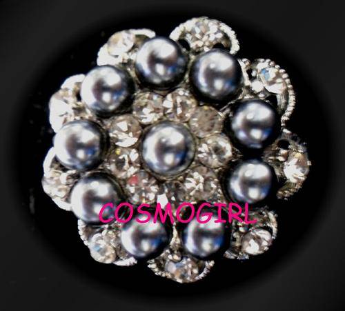 CRAZZZY R1 AUCTION - BUY 1 GET 1 FREE - DIWALI PROMO - DIAMANTE RING WITH PEARLS - ADJUSTABLE SIZE