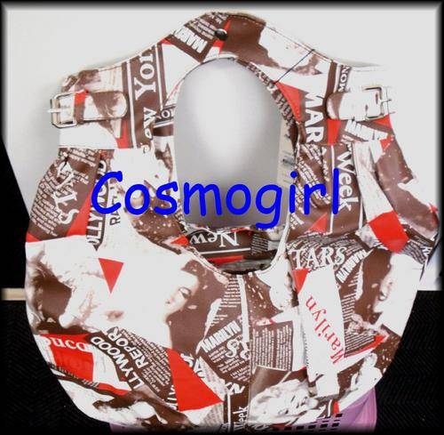 TRENDY HANDBAG WITH HOLLYWOOD & MARILYN MONROE PICS - 46cm X 52cm