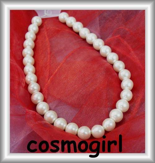 CRAZZZY R1 AUCTION - LARGE PEARL BEAD CHUNKY NECKLACE