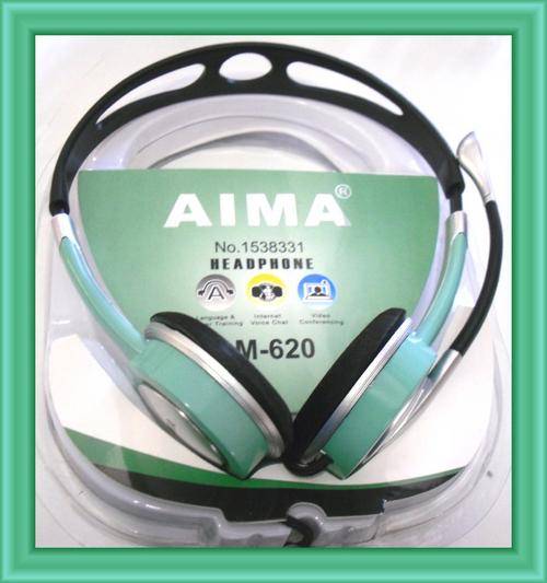 CRAZZZY R1 AUCTION - AIMA HEADPHONES - GREEN