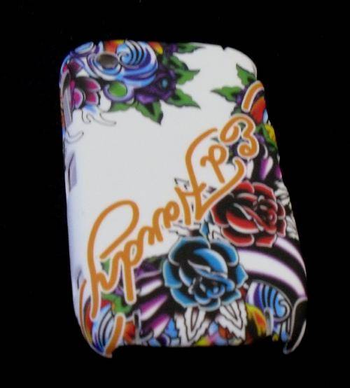 FREE SHIPPING - ED HARDY COVER FOR BLACKBERRY 8520 / 9300 CURVE