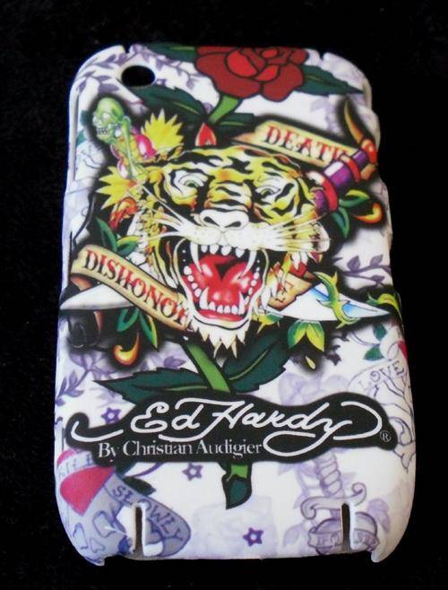 FREE SHIPPING - ED HARDY COVER FOR BLACKBERRY 8520 / 9300 CURVE