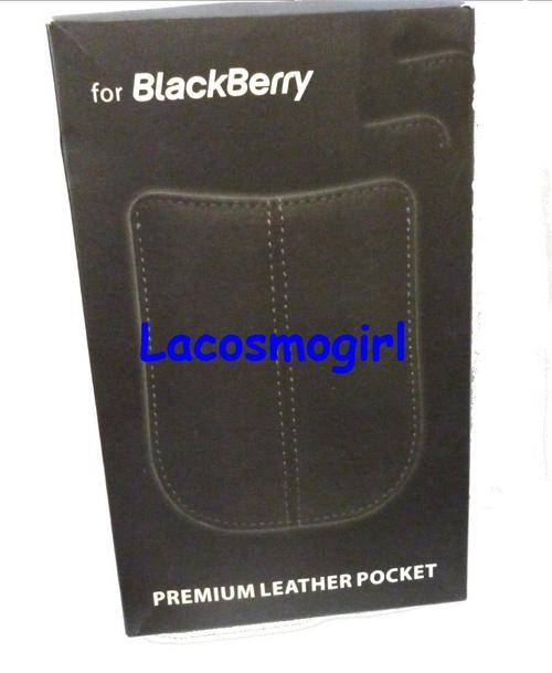 BLACKBERRY 8520/9300/9700/9780 PREMIUM LEATHER POWER SAVER POUCH