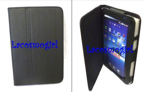 7" GALAXY TABLET LEATHER BOOK STYLE COVER - P1000