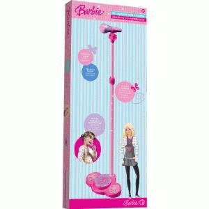 *** 100% Original "Barbie" - Stand Microphone with Amplifier,Songs, Plug in your I-Pod, etc. ***