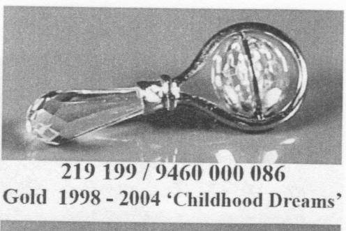 Swarovski Baby Rattle - Retired