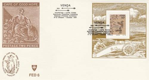 FED6 Covers: Namibia,RSA,Transkei,Ciskei,Bophuthatswana and Venda-see scans