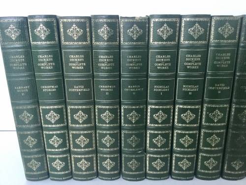 HARDCOVER 16 BOOK DICKENS COLLECTION!! HIGHLY COLLECTABLE! *PRINTED IN SWITZERLAND*