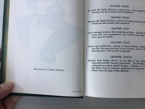 HARDCOVER 16 BOOK DICKENS COLLECTION!! HIGHLY COLLECTABLE! *PRINTED IN SWITZERLAND*