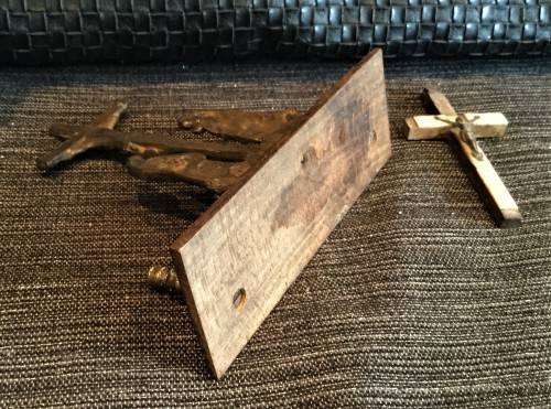 COLLECTION OF BEAUTIFUL CHRISTIAN ITEMS! *SOLID BRONZE QUILL REST* *ANTIQUE*