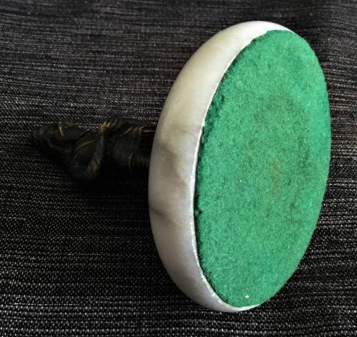 SOLID BRONZE ORIENTAL FIGURE ON MARBLE BASE!! *BEAUTIFUL WORK*