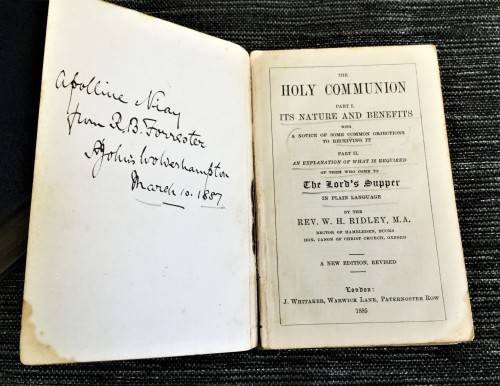 ANTIQUE 1800`s COLLECTION OF RELIGIOUS BOOKS!