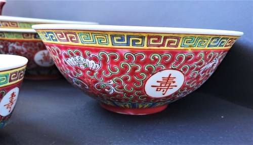 STUNNING HAND-PAINTED CHINESE CERAMIC SERVICE!
